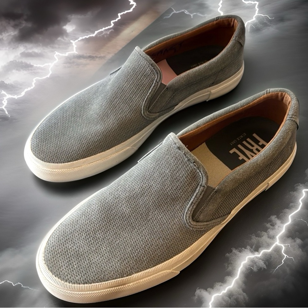 Frye slip-ons worn once only for a film shoot - classy shoes in great condition